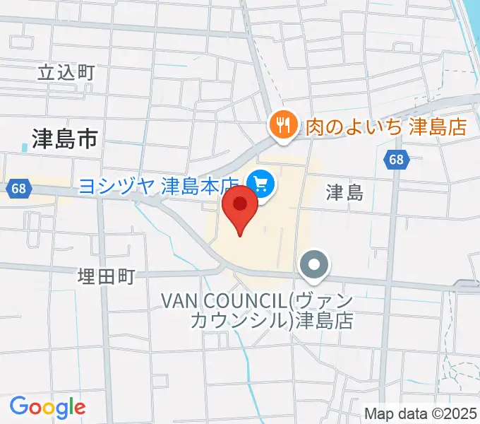 TOHOシネマズ津島の地図