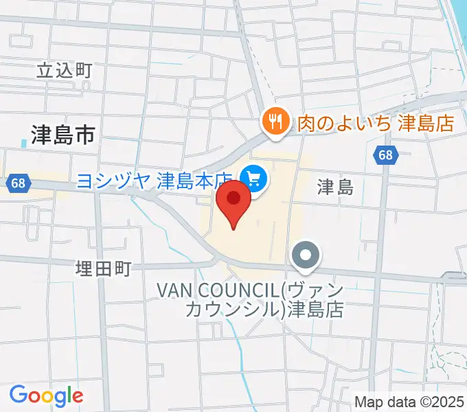 TOHOシネマズ津島の地図