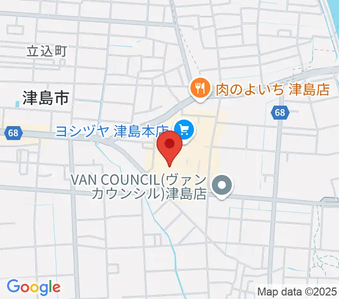 TOHOシネマズ津島の地図