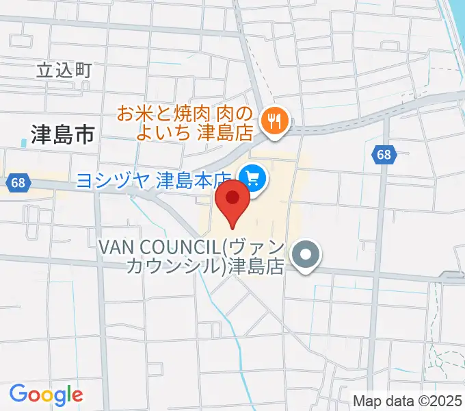 TOHOシネマズ津島の地図