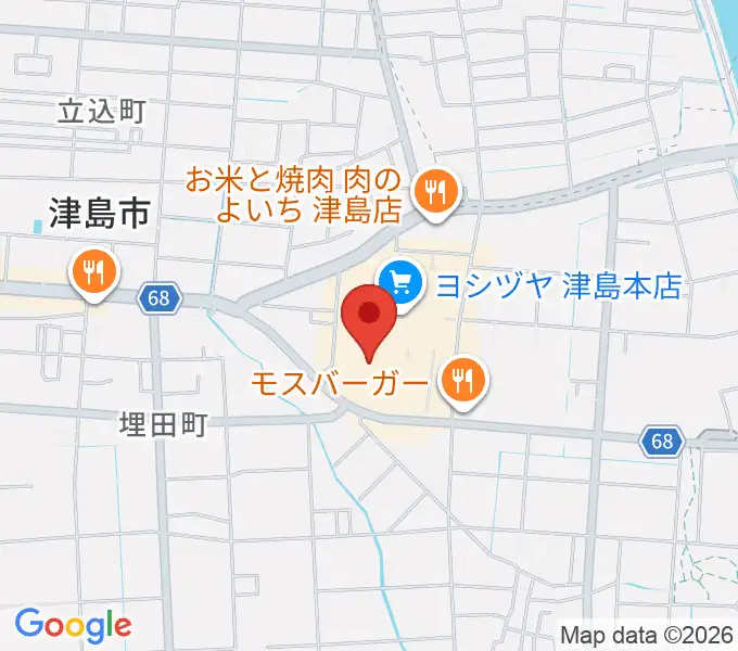 TOHOシネマズ津島の地図