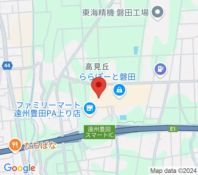 TOHOシネマズららぽーと磐田の地図