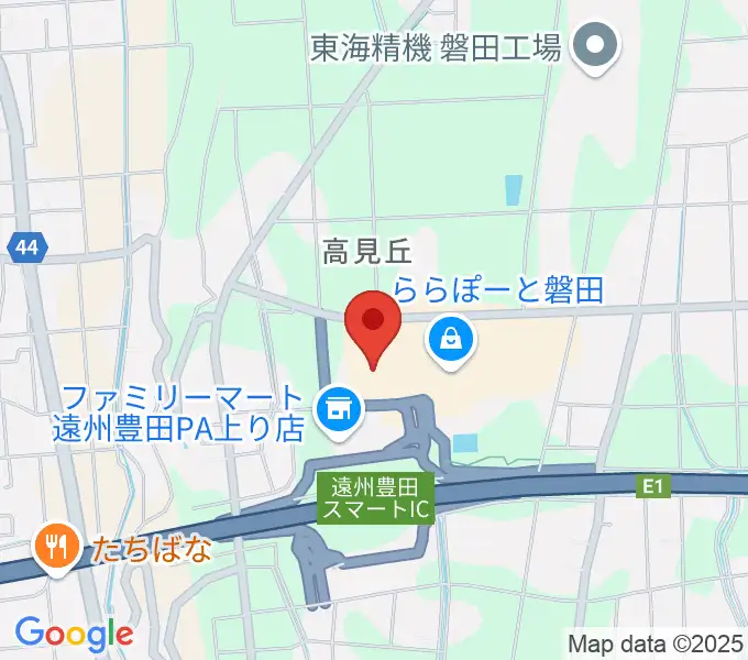 TOHOシネマズららぽーと磐田の地図