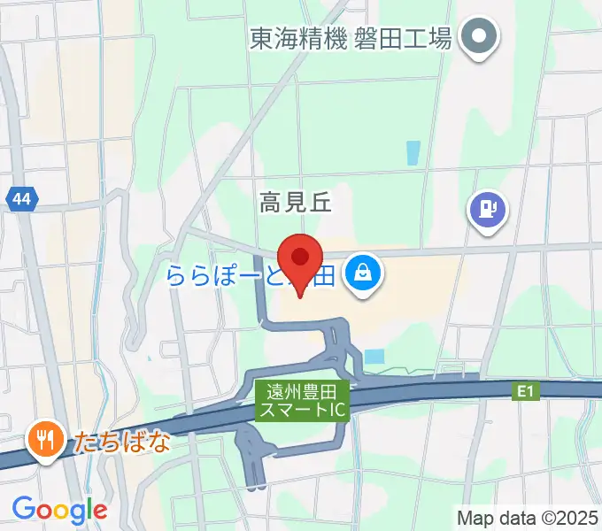 TOHOシネマズららぽーと磐田の地図