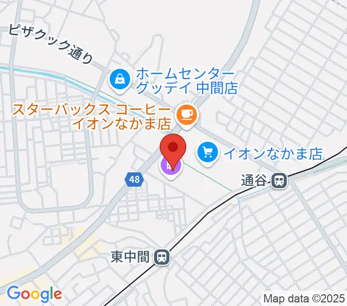 ユナイテッド・シネマなかま16の地図