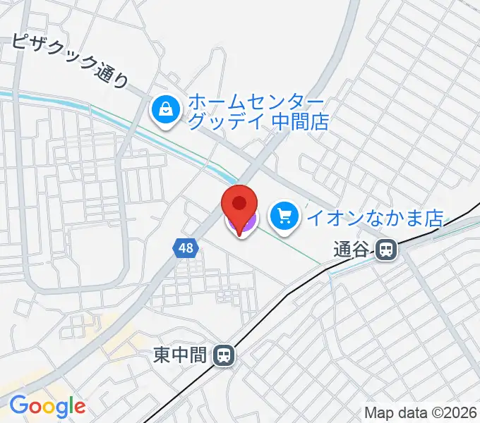 ユナイテッド・シネマなかま16の地図