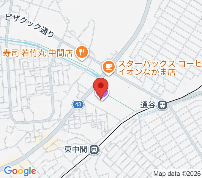 ユナイテッド・シネマなかま16の地図