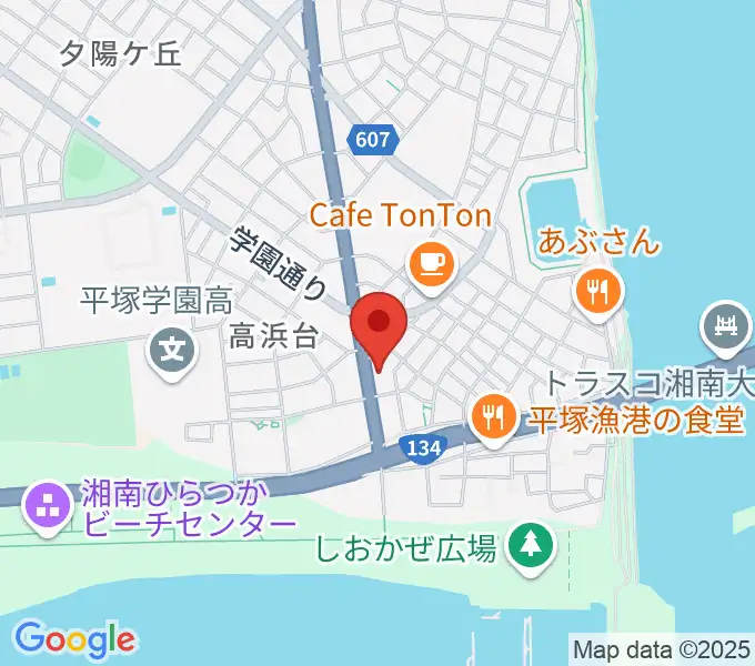 フリースタジオ湘南の地図