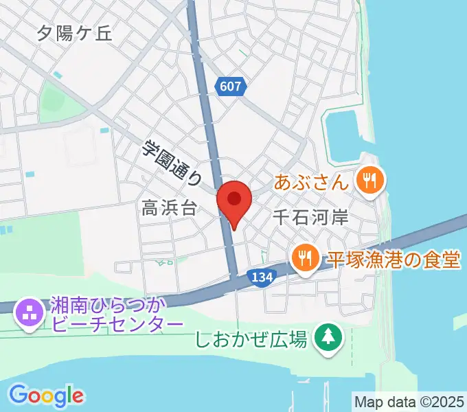フリースタジオ湘南の地図