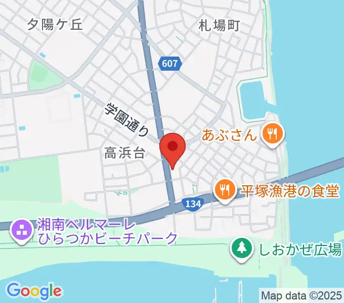 フリースタジオ湘南の地図