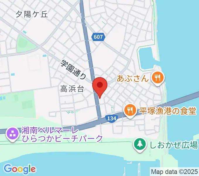 フリースタジオ湘南の地図