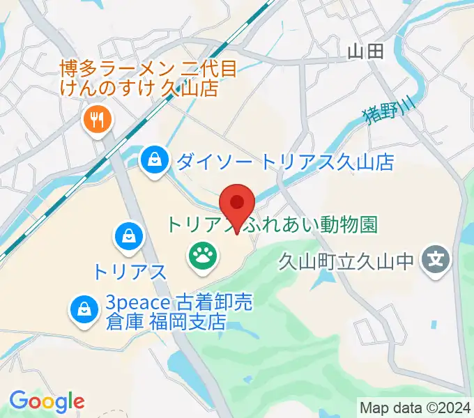 ユナイテッド・シネマ トリアス久山の地図