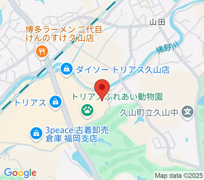 ユナイテッド・シネマ トリアス久山の地図