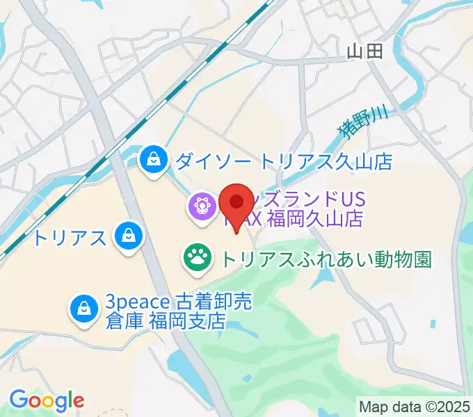 ユナイテッド・シネマ トリアス久山の地図