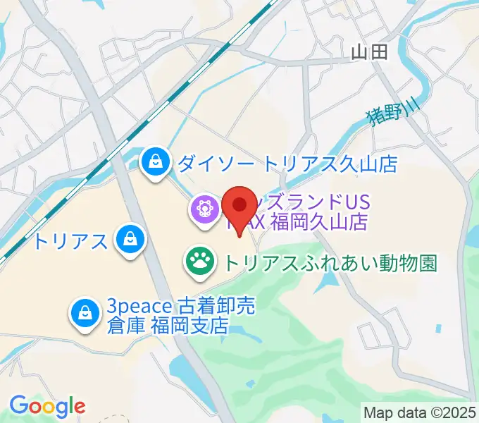 ユナイテッド・シネマ トリアス久山の地図