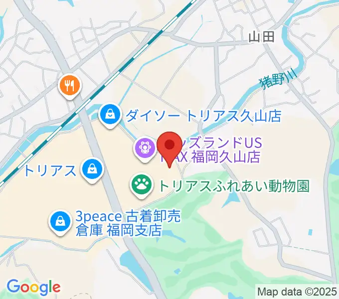 ユナイテッド・シネマ トリアス久山の地図