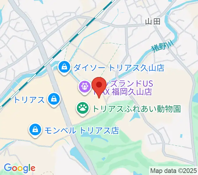 ユナイテッド・シネマ トリアス久山の地図