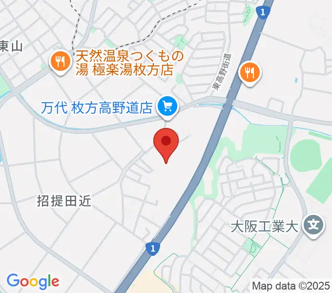 ユナイテッド・シネマ枚方の地図