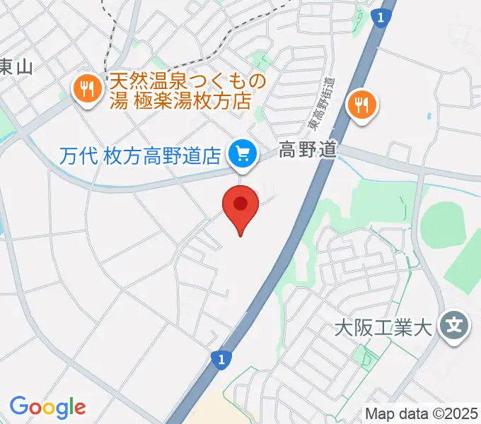ユナイテッド・シネマ枚方の地図