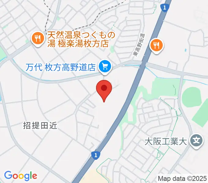 ユナイテッド・シネマ枚方の地図