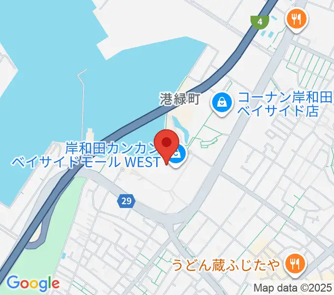 ユナイテッド・シネマ岸和田の地図