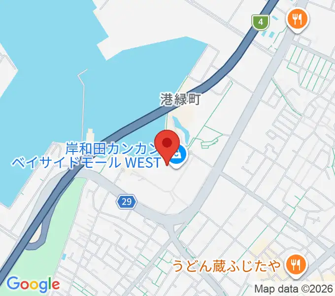 ユナイテッド・シネマ岸和田の地図