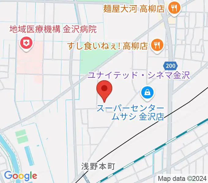 ユナイテッド・シネマ金沢の地図