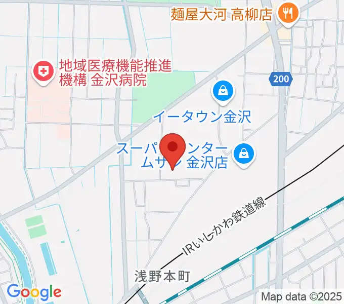 ユナイテッド・シネマ金沢の地図