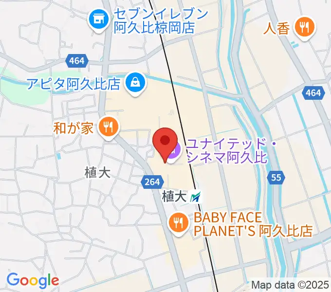 ユナイテッド・シネマ阿久比の地図