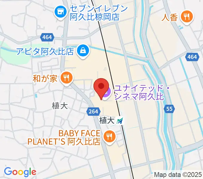 ユナイテッド・シネマ阿久比の地図