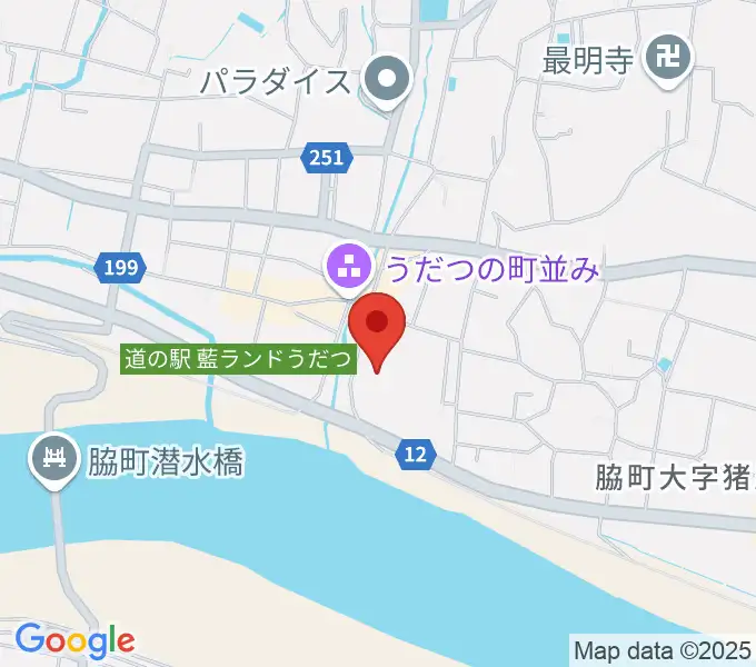美馬市地域交流センター ミライズの地図