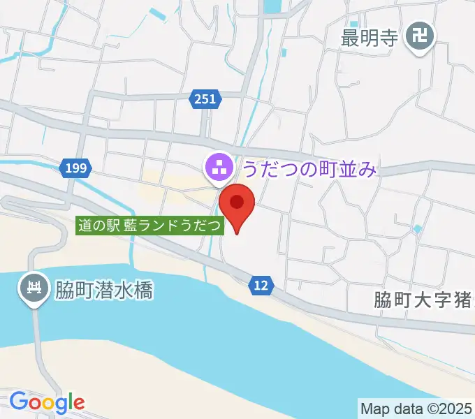 美馬市地域交流センター ミライズの地図