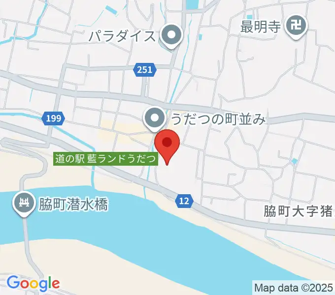 美馬市地域交流センター ミライズの地図