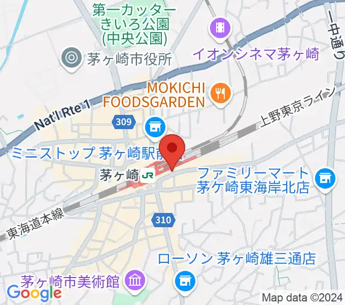 春秋会館の地図