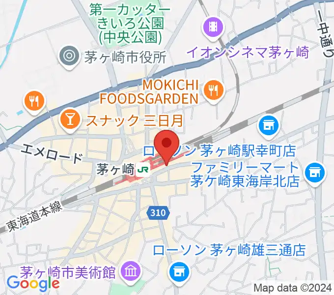 春秋会館の地図