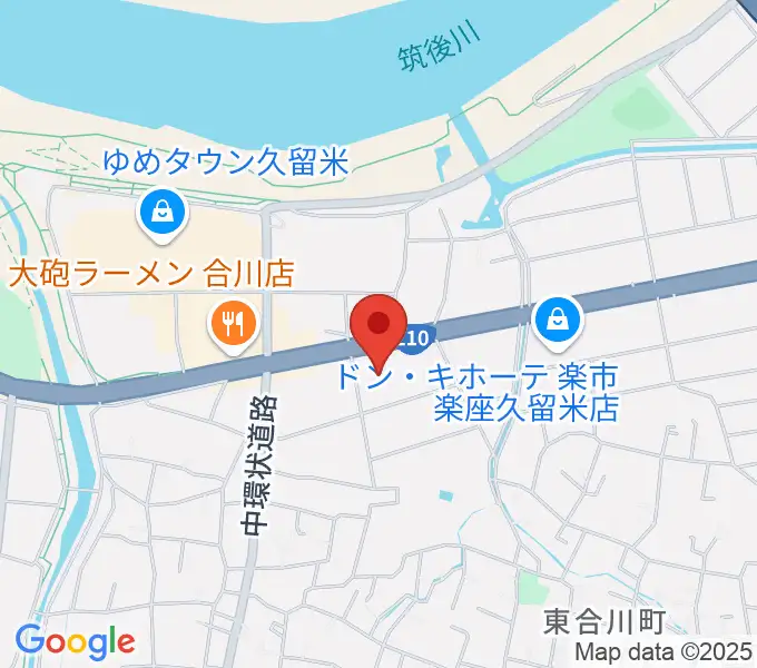 T・ジョイ久留米の地図