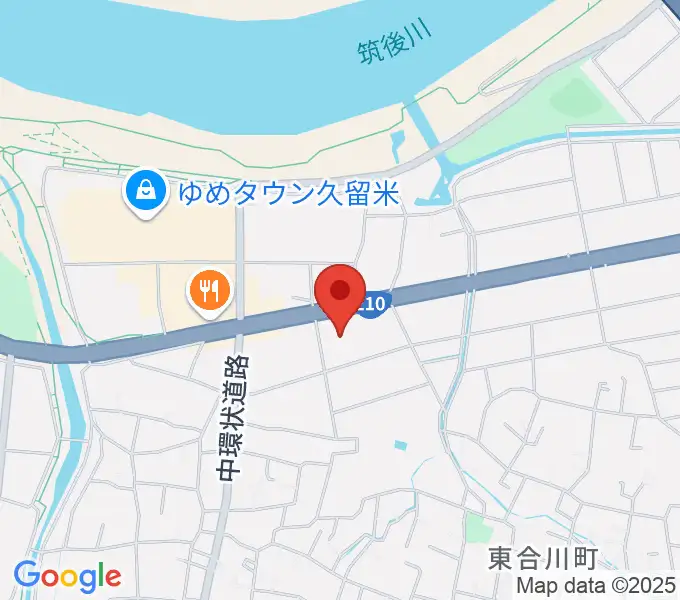 T・ジョイ久留米の地図