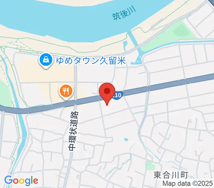 T・ジョイ久留米の地図