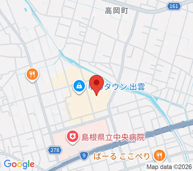 T・ジョイ出雲の地図