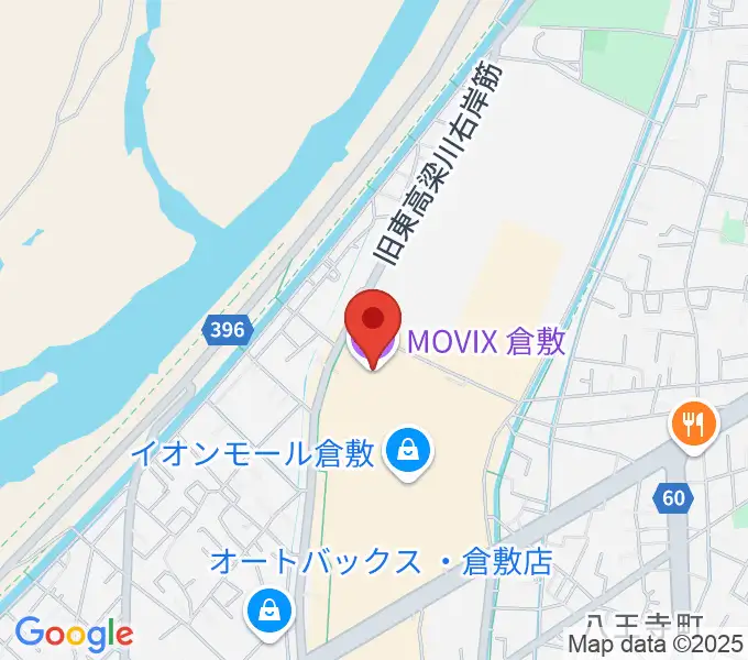 MOVIX倉敷の地図