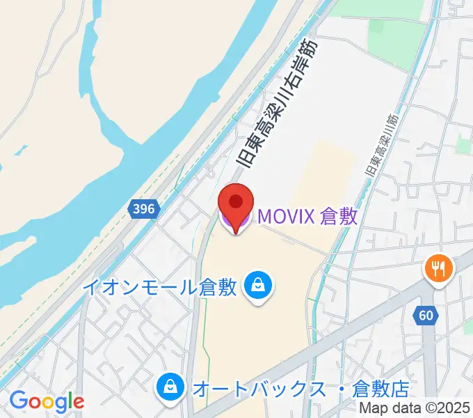 MOVIX倉敷の地図