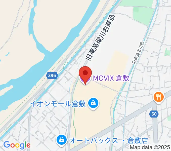 MOVIX倉敷の地図