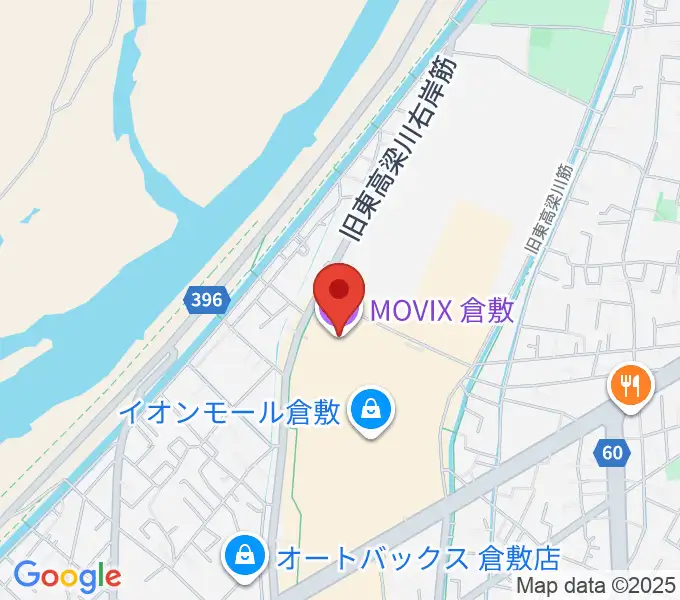 MOVIX倉敷の地図
