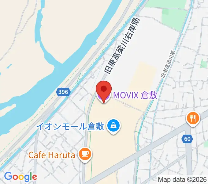 MOVIX倉敷の地図