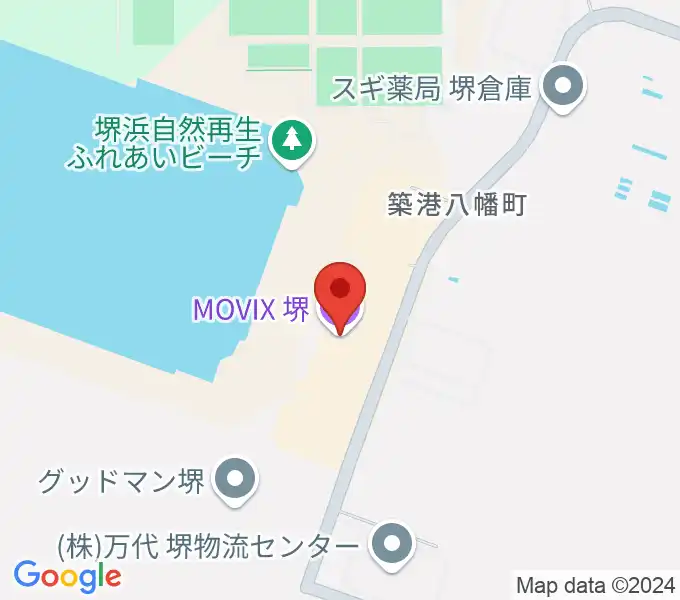 MOVIX堺の地図