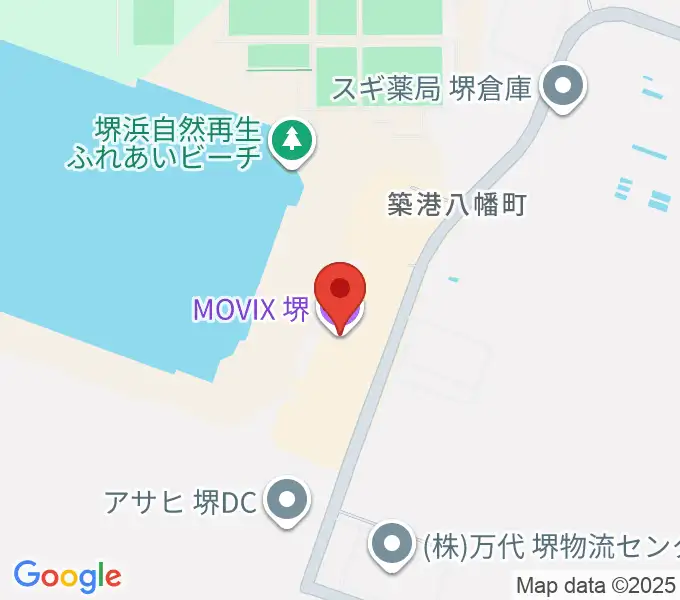 MOVIX堺の地図
