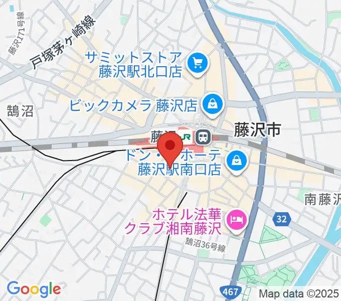 湘南bitの地図
