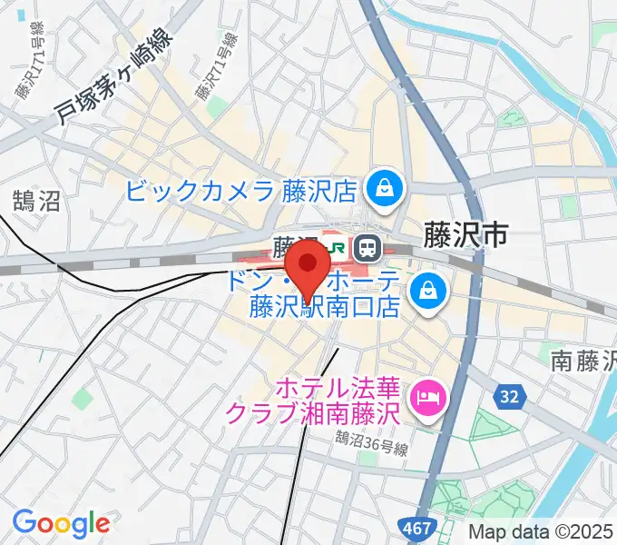 湘南bitの地図