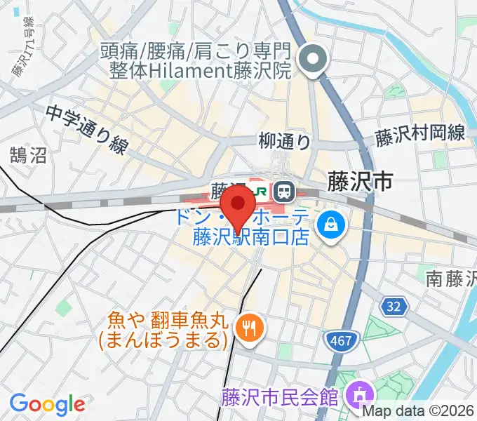 湘南bitの地図