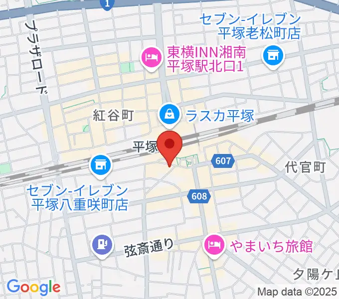 平塚Sad cafeの地図